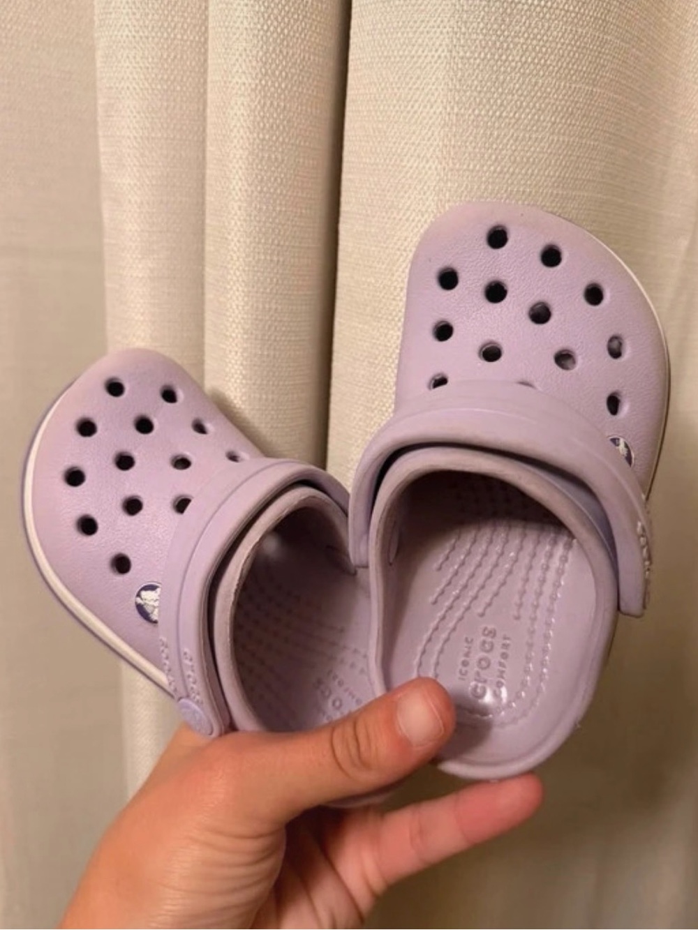 CROCS Kids Classic Clog in Light Lavender